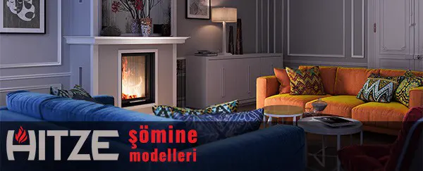 Hitze şömine haznesi ön görünüm